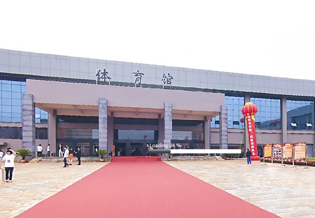 云南工商學院_夜幕下寧靜的校園